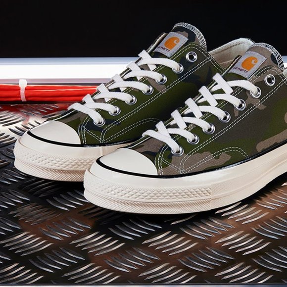 Converse Other - Converse X Carhartt WIP Chuck 70 OX Camouflage NWB